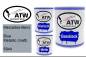 Preview: Mercedes-Benz, Blue Metallic (matt), 5944: 1L Lackdose + 1L Klarlack + 500ml Härter - Set, von ATW Autoteile West.